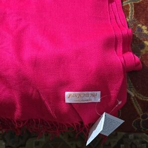 Pashmina Bright Fuchsia Cashmere Scarf